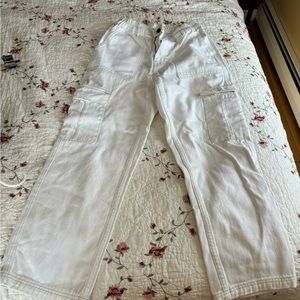 Pacsun White Skinny Cargo Jeans